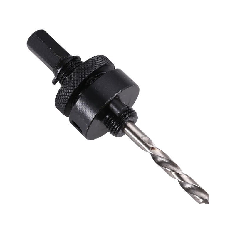 ARTIBETTER 1pc Heavy Duty Metal Handle Hole Arbor with Precision Drill Bits for Mandrel for Plasterboard Cutting - Image 1