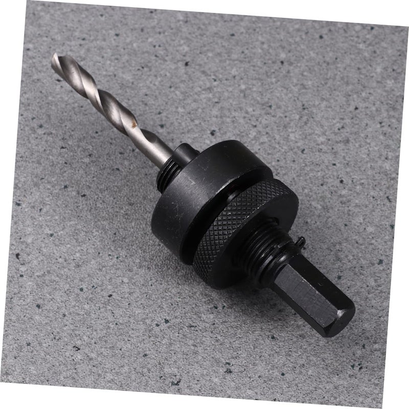 ARTIBETTER 1pc Heavy Duty Metal Handle Hole Arbor with Precision Drill Bits for Mandrel for Plasterboard Cutting - Image 5