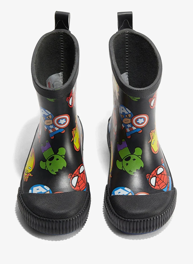 اتش اند ام حذاء ويلنغتون مزين بطبعات