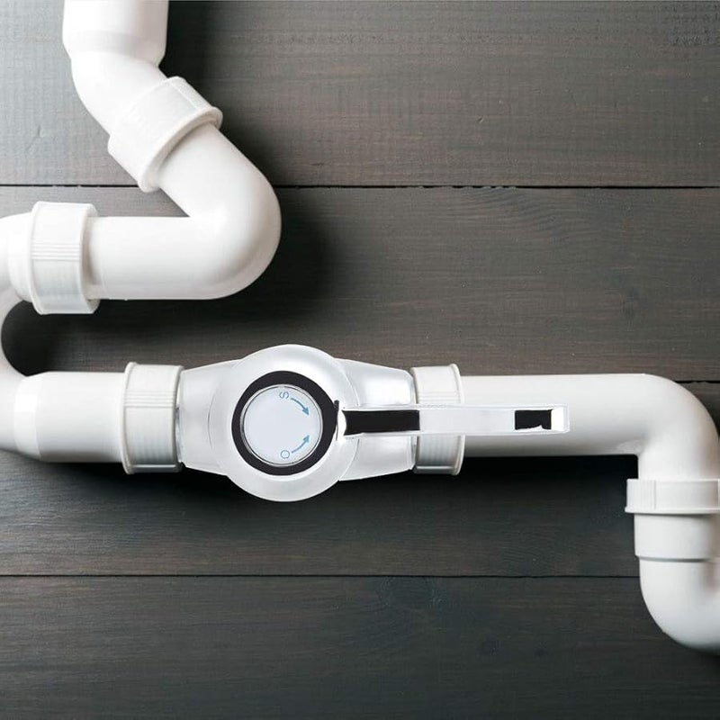 1 2in Threaded Brass Straight Stop Valve Water Shut Off For Home Bathroom Pipe - Image 3