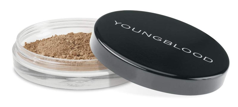 Youngblood بودرة أساس فضفاضة بلون روز بيج من يونغبلود، تغطية كاملة طبيعية مضيئة، تحكم في الزيت، مات تدوم طويلاً، نباتية، خالية من التجارب على الحيوانات - Image 1