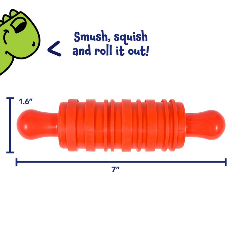 Ready 2 Learn Paint & Dough Texture Rollers - Set of 4 Patterns - Playdough Accessories - Easy-Grip Art Supplies - Paint Stamps for Kids - Clay Tools for Kids - Image 3