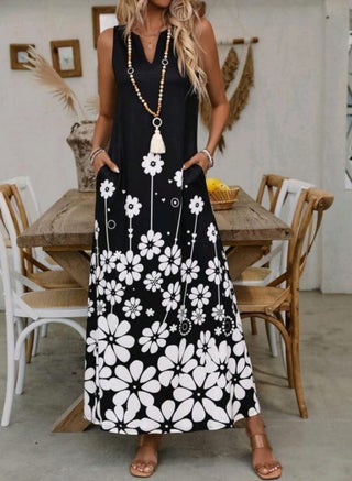 SHEIN LUNE Women Bohemian Style Printed Sleeveless Dress, - pzsku/Z9415AA91D100834BBC5AZ/45/1750424867/0885bcad-8e80-4c5f-b8d6-a13cda07288f