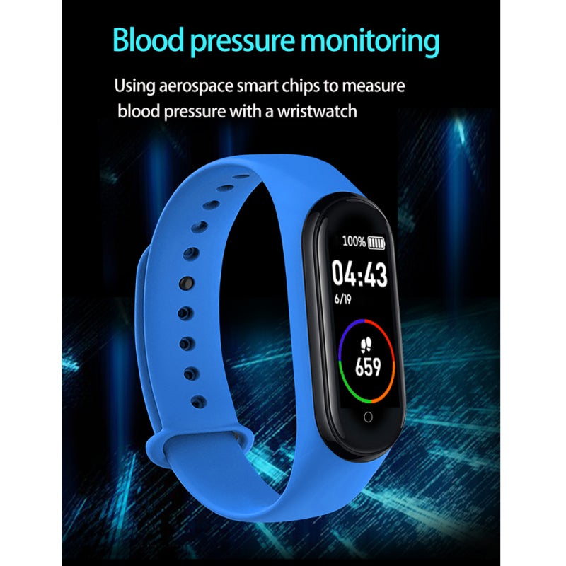 Fitness Watch: 0.96in High Definition Display Screen - Real Time Heart Rate Blood Pressure Monitor, Wrist Wake Smart Tracker for Android IOS Compatible Daily Fitness Health Tracking - Image 5