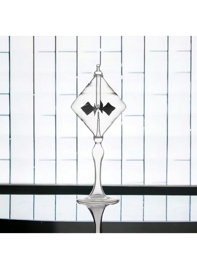 DORAMI Spaceship Solar Power Radiometer Sun Light Energy Spinning Vanes Glass Windmill Gift Home Desk Decoration - Image 4