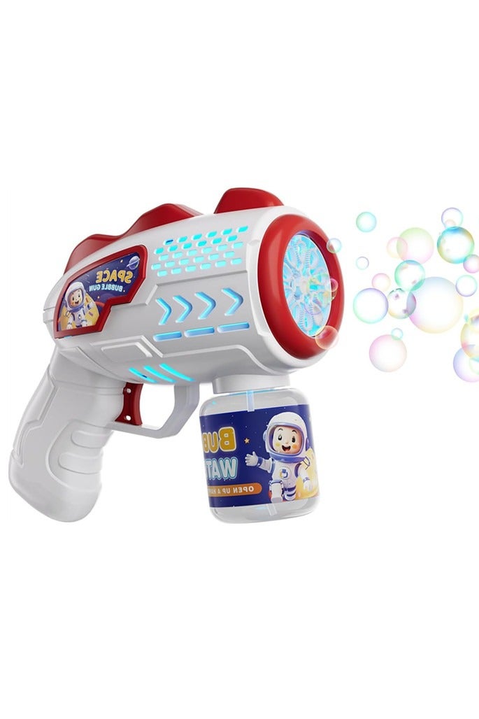 أوساويك آلة فقاعة للأطفال ، بندقية الفقاعة مع فقاعة 10 حفرة ومواد سميكة هدايا عيد ميلاد في الهواء الطلق لأكثر من 3 سنوات طفل - Image 1