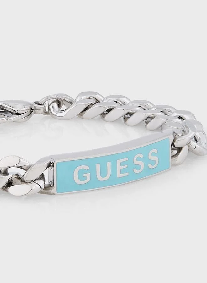 GUESS  Juxb03002Jwstaqs Simple Enamel Bracelet for Men | Best Price UAE