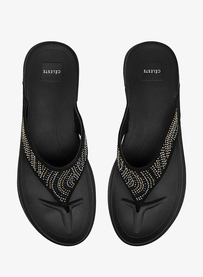Celeste Women's Embellished Thong Sandals