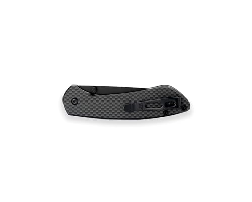 Buck Knives 744 Sovereign Button Lock Pocket Knife, Carbon Fiber - Image 3