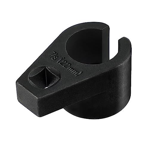 DURATECH O2 Oxygen Sensor Socket 38Inch Drive x 78Inch 22mm Offset Wrench CrMo Steel 6Point Tool with Wire Gate - Image 1