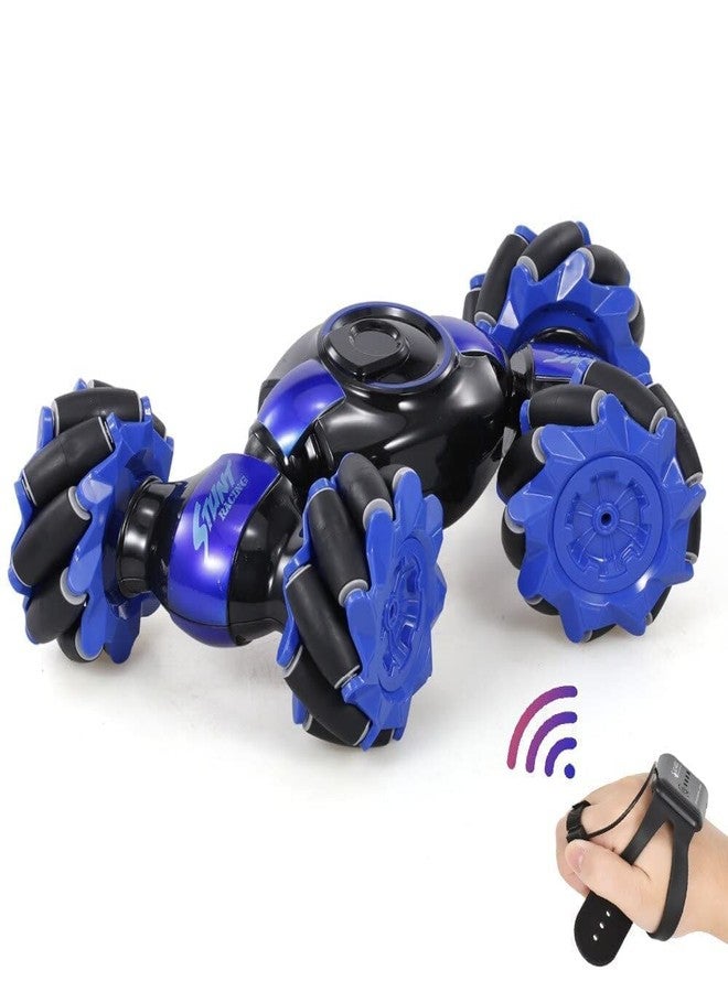 Coracy 4WD Gesture Sensor RC Stunt Car for Boys & Girls | 2.4GHz Remote Control Twist Car with Lights, Music, Drift & Off-Road Mode | Birthday Gift Toy for Kids (Pioneer) - Image 3