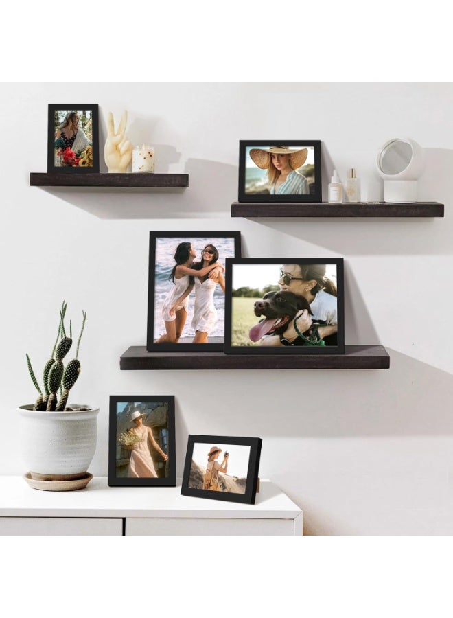 10 Pack Picture Frames Collage Wall Decor for Mounting or Tabletop Display, Photo Gallery Frame Set for Family, Multi Sizes Including 8x10, 5x7, 4x6, Black - Image 4