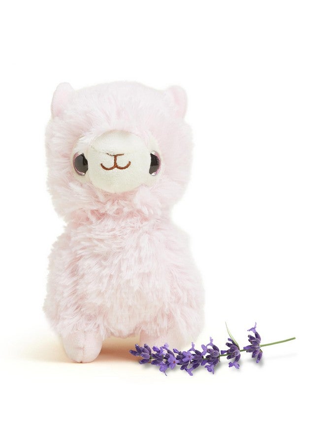 Warmies warmies Junior Microwavable & Weighted Stuffed Animals, Pink Llama - Heated Stuffed Animal Plushie for Warmth & Comfort - Cute Soft Plush Toys for Adults & Children (Boys, Girls, Babies & Toddlers)  - Image 1