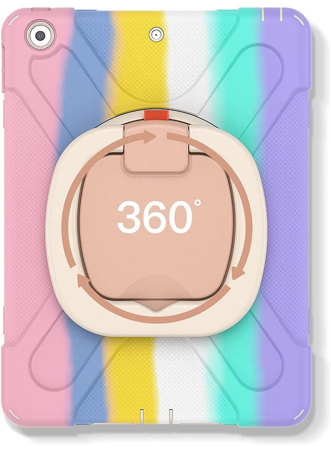 Protective Ring Case Cover For Apple iPad Multicolor - Image 2