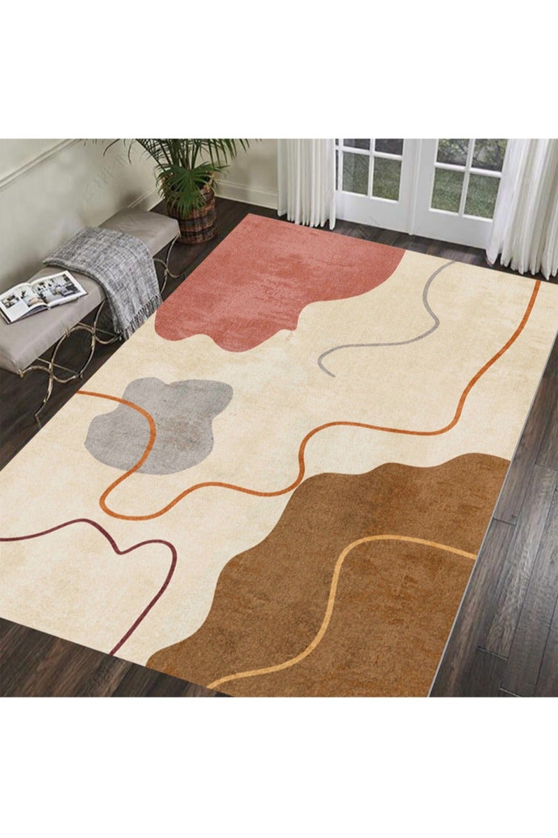 Sharpdo Modern Style Area Rug Non-Slip Super Soft Touch Living Room Bedroom Kitchen Decoration Of Carpet Floor Rug Rectangular 160*230cm - Image 2