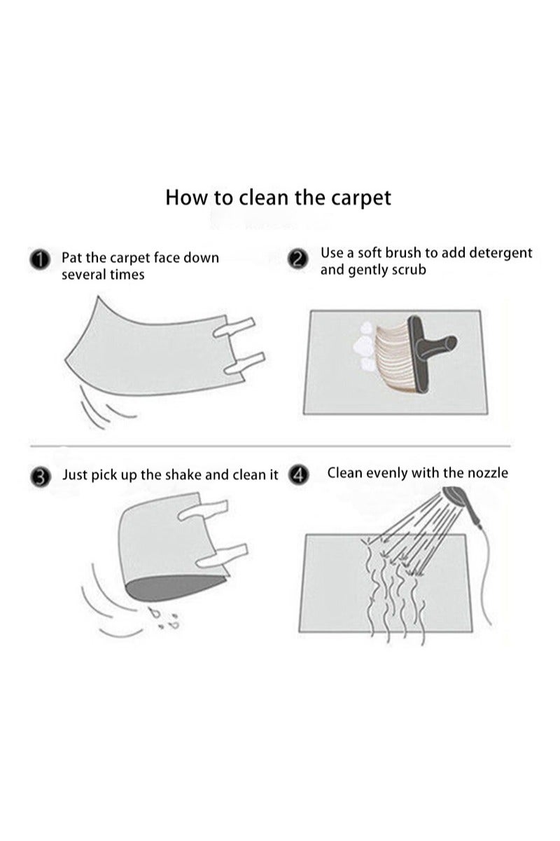 Sharpdo Modern Style Area Rug Non-Slip Super Soft Touch Living Room Bedroom Kitchen Decoration Of Carpet Floor Rug Rectangular 160*230cm - Image 3