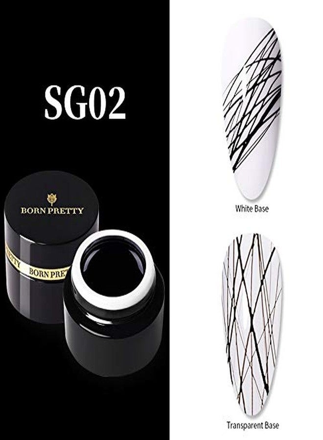 BORN PRETTY 5ml Nail Drawing Gel Polish varnish Painting Nail Art Line Varnish Thick Elastic Paint UV Gel Soak Off Spider Gel (BP-5ml-SG02) - Image 2