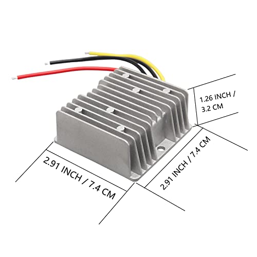 KAABEE 24V 12V to 36V Step Up Converter DC-DC Regulator Boost Power Supply Input(9V-30V) Waterproof Module Transformer for GolfCart Motor Car Truck Vehicle Boat Solar E-Bike (8A-288W) - Image 4