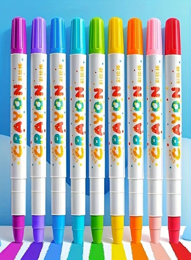Amitasha 12 Crayons Colour Set Washable Crayons Twistable Rolling Wax Color Pens for Kids Drawing Art Work Supplies Educational Gift - Image 5