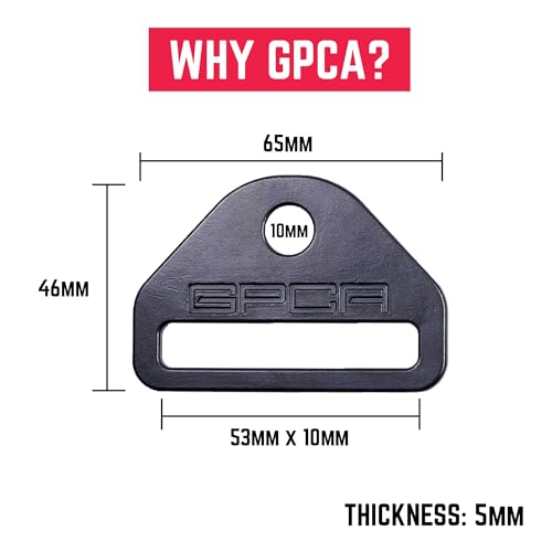 GPCA - Tie Down Metal D-Plates/D-Buckles, Easy-to-Install Truck Tie Downs, Compatible with Cargo Cover Mounts, Heavy-Duty Jeep Wrangler Accessories for 4xe, JL, JT, JK, TJ and More, 3mm, 6 Packs - Image 4