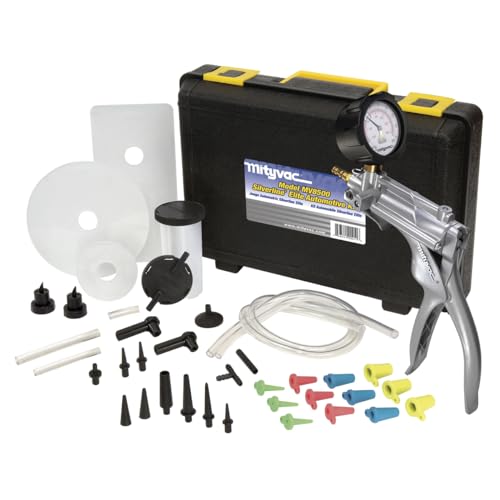 Mityvac MV8500 Silverline Elite Automotive Test Kit Provides both Vacuum and Pressure to Perform Engine Performance Diagnostics, Brake Bleeding, Fluid Transfer, Evacuation, Windshield Repair Jobs - Image 1