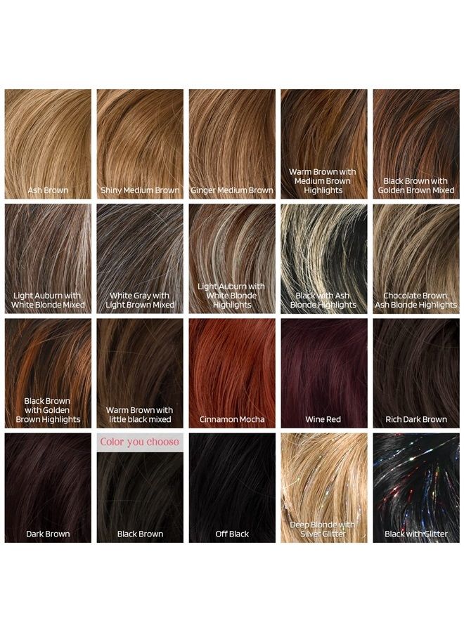 HOOJIH Messy Bun Hair Piece, Super Long Tousled Updo Hair Bun Extensions Wavy Hair Wrap Ponytail Hairpieces Hair Scrunchies with Elastic Hair Band for Women Girls - Black Brown - Image 5