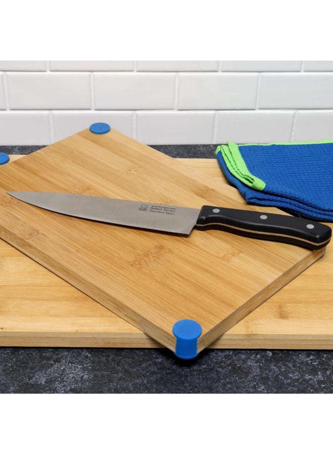 Chef Craft Select Series Premium Stainless Steel Chef Knife Black and Silver 8 Inch 21670 - Image 4