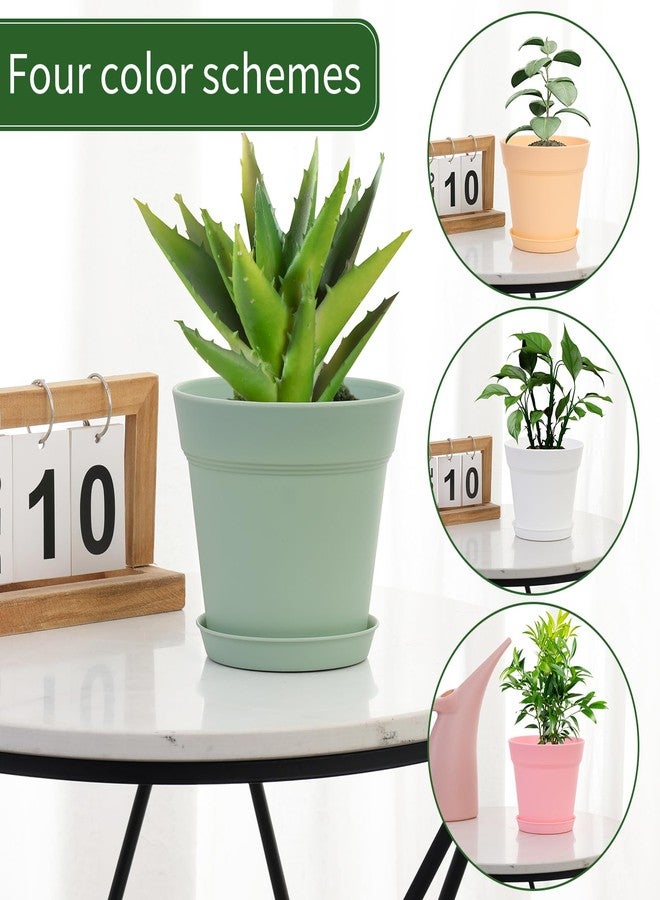 GARDIFE 20 Pack 4 inch Plant pots, planters for Indoor Plants, Flower pots, Color - Image 5
