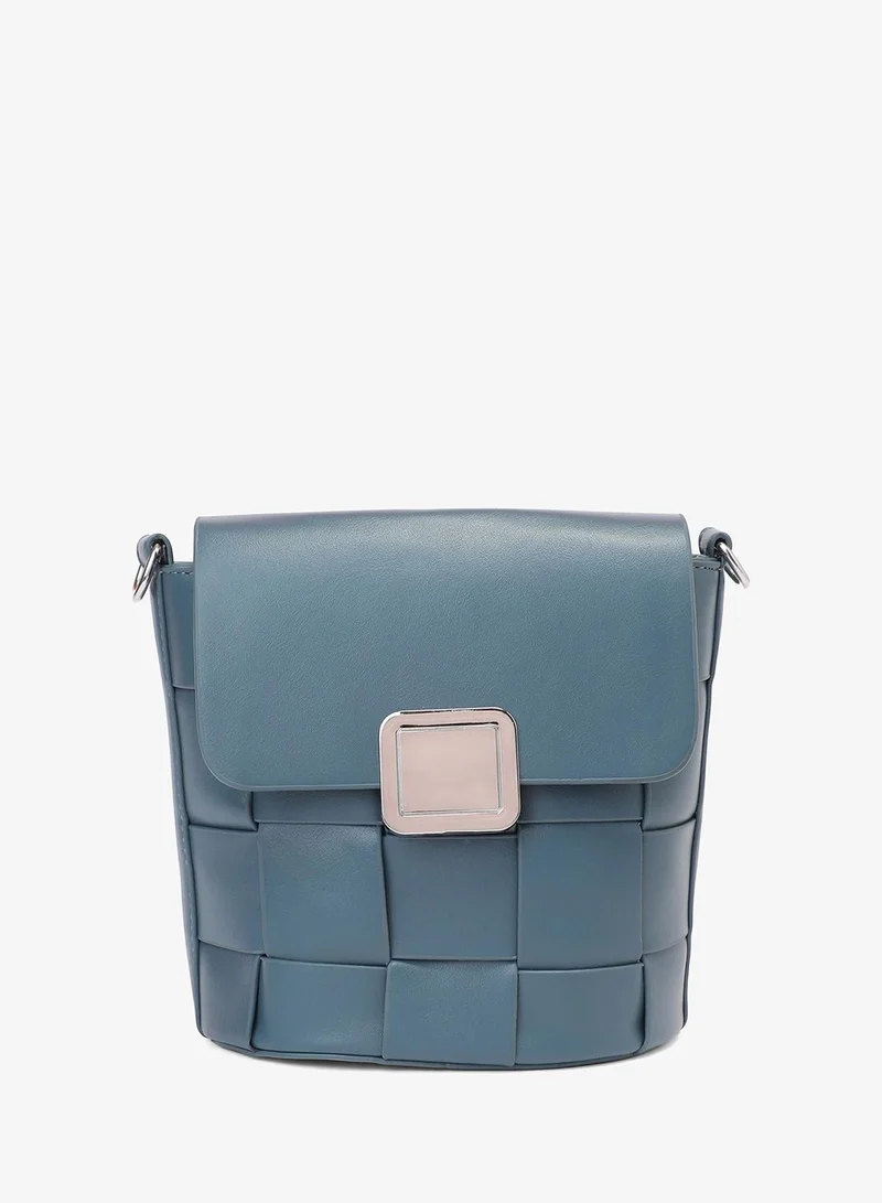Haute Sauce  Woven Flap Shoulder Bag for Women | Best Price UAE