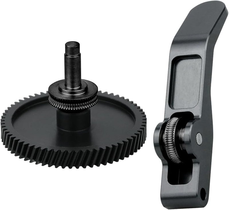 مجموعة ترس البثق الأسود بمقبض ألمنيوم وطلاء نانوي من الفولاد المقسى لرأس البثق المخبري - Image 2