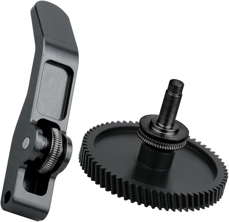 مجموعة ترس البثق الأسود بمقبض ألمنيوم وطلاء نانوي من الفولاد المقسى لرأس البثق المخبري - Image 5