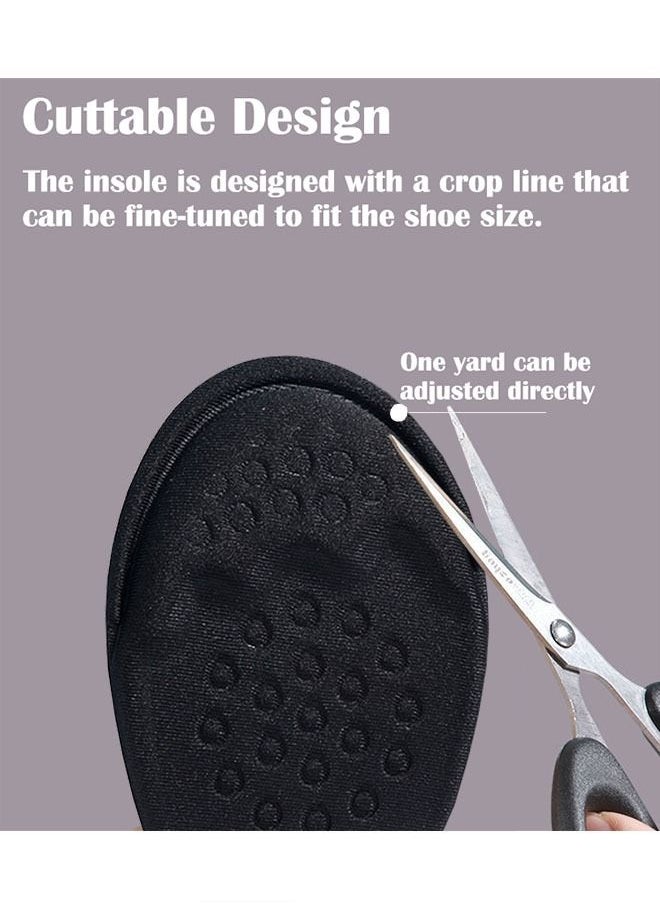 ZCM-HAPPY 7 Pairs of Toe Inserts Adjustable Toe Plug Reusable Shoe Filler Insole For Big Shoes Fit Adjustable Insole Unisex Insole Heels Flats Sneakers  - Image 2