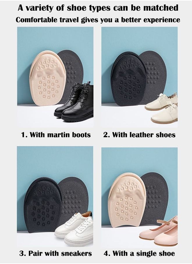 ZCM-HAPPY 7 Pairs of Toe Inserts Adjustable Toe Plug Reusable Shoe Filler Insole For Big Shoes Fit Adjustable Insole Unisex Insole Heels Flats Sneakers  - Image 5