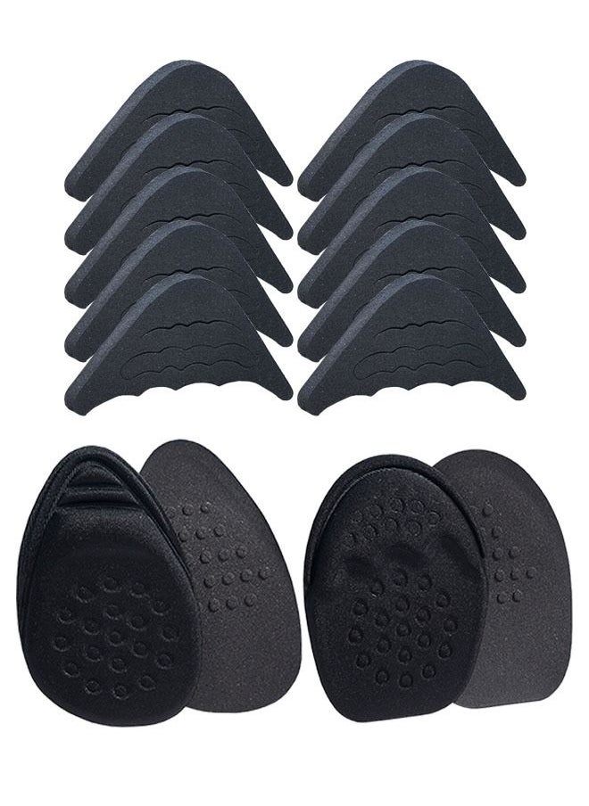 ZCM-HAPPY 7 Pairs of Toe Inserts Adjustable Toe Plug Reusable Shoe Filler Insole For Big Shoes Fit Adjustable Insole Unisex Insole Heels Flats Sneakers  - Image 1
