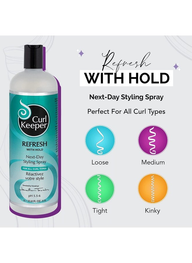 Curl Keeper Refresh Next Day Styling Spray (33.8Oz)  - Image 3