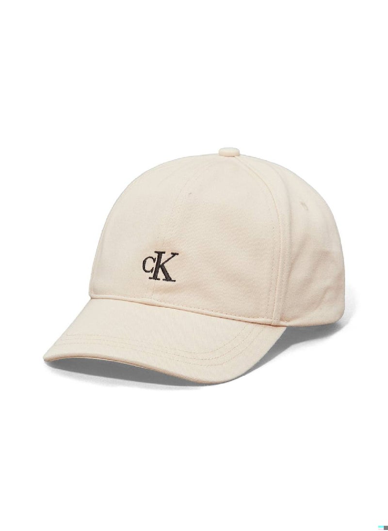 Calvin Klein Jeans Kids'  Cotton Monogram Cap - Cotton, Grey  - Image 1