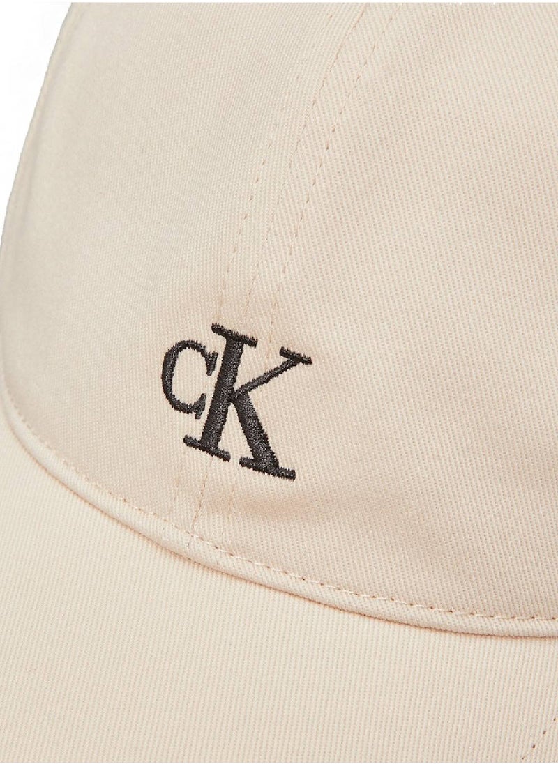 Calvin Klein Jeans Kids'  Cotton Monogram Cap - Cotton, Grey  - Image 4