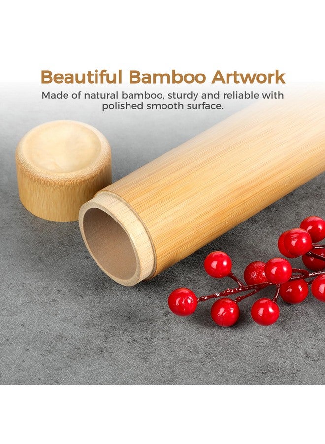 COSYOO Bamboo Scattering Urn Set, 8 PCS Small Bamboo Scattering Urns for Human Ashes, Cremation Ashes Tube Urns for Dog Cat Pet Ashes, Scattering Your Loved One’s Ashes in Your Favorite Place - Image 3
