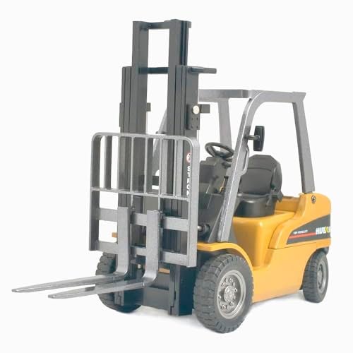 Ailejia Forklift Trucks Toy Alloy Fork Truck Models Warehouse Construction Truck Vehicle Model Engineering Car Toy Boy Gift (Forklift) - Image 1