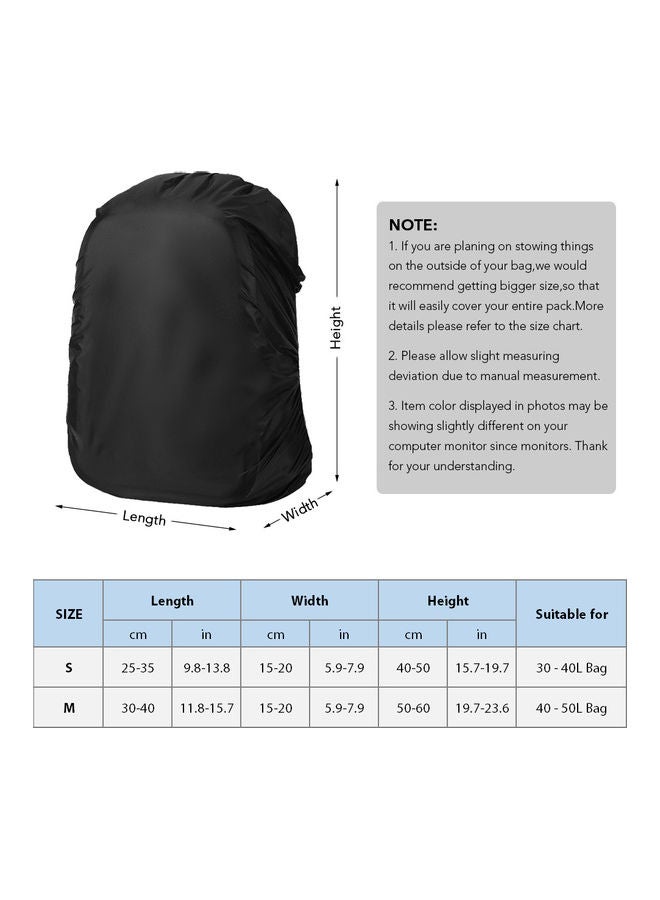 NIBEMINENT Backpack Cover Women Men Waterproof Bag Rain For Cycling Camping Hiking Mountaineering Running Fishing M 20*3*16cm - Image 5