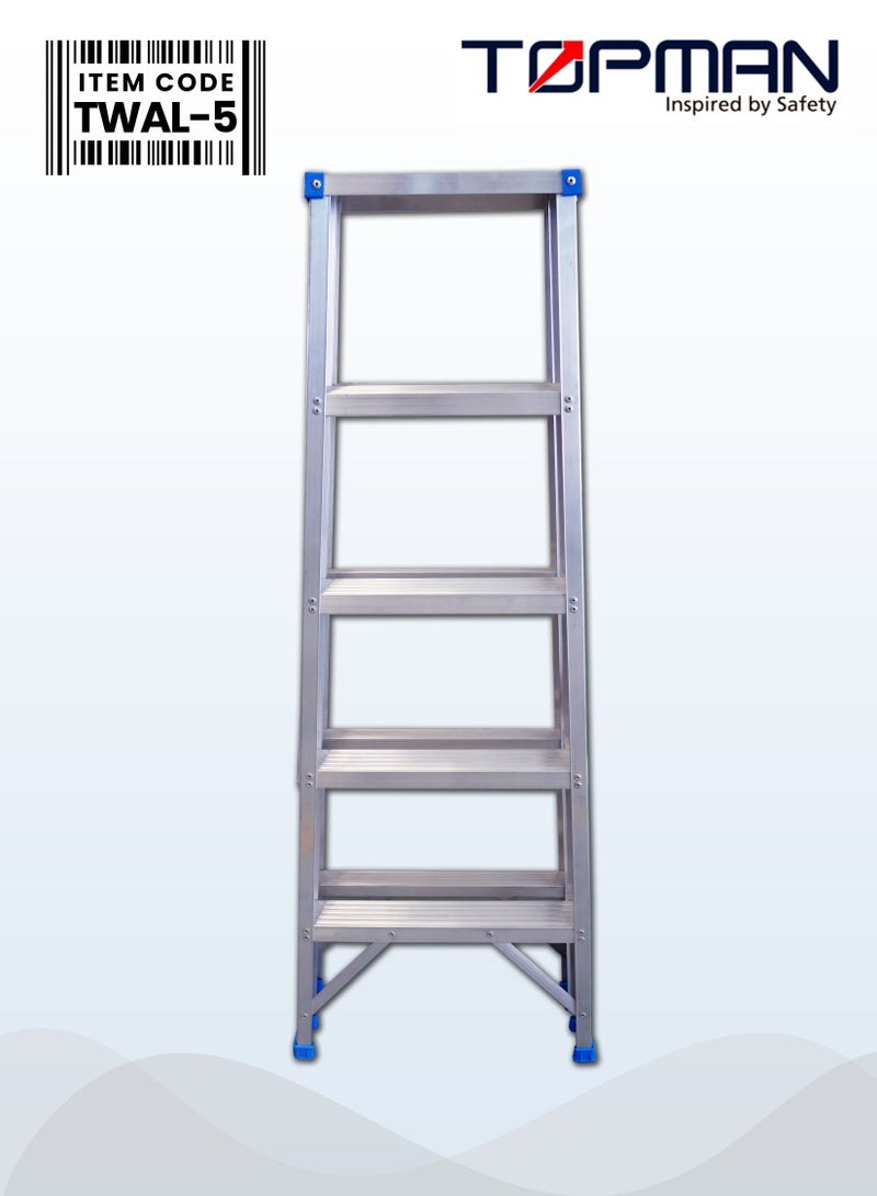 TOPMAN Two Way Aluminium Ladder 5 Steps - Image 2