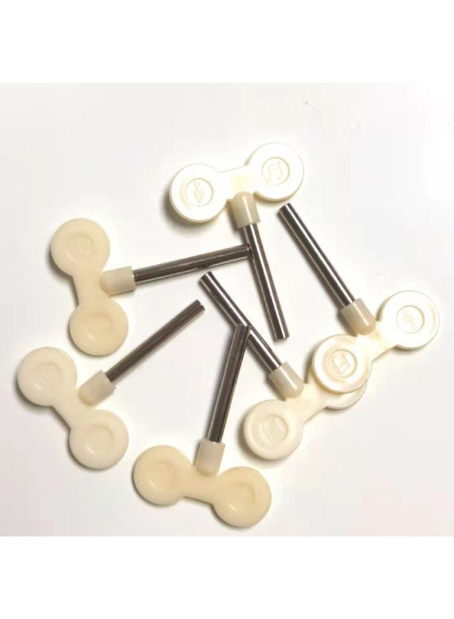 Music Box Music Box Accessories Cross Key Round Handle Security Key Triangular Ring Key Butterfly Key-Color:Triangular Ring Key 50mm  - Image 5