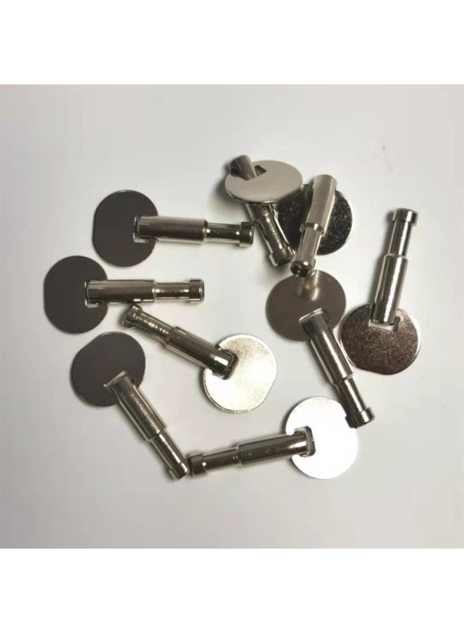 Music Box Music Box Accessories Cross Key Round Handle Security Key Triangular Ring Key Butterfly Key-Color:Triangular Ring Key 50mm  - Image 4