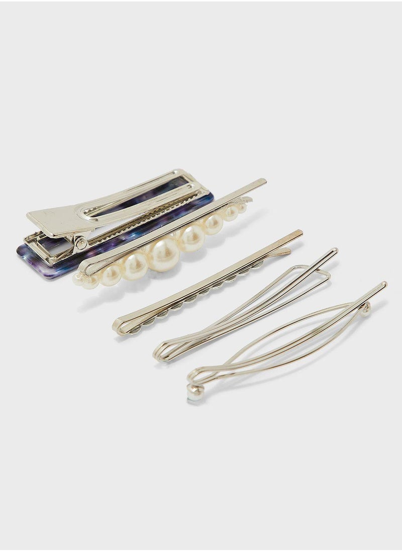 Claires Kids 5 Pack Hair Clips  - Image 3