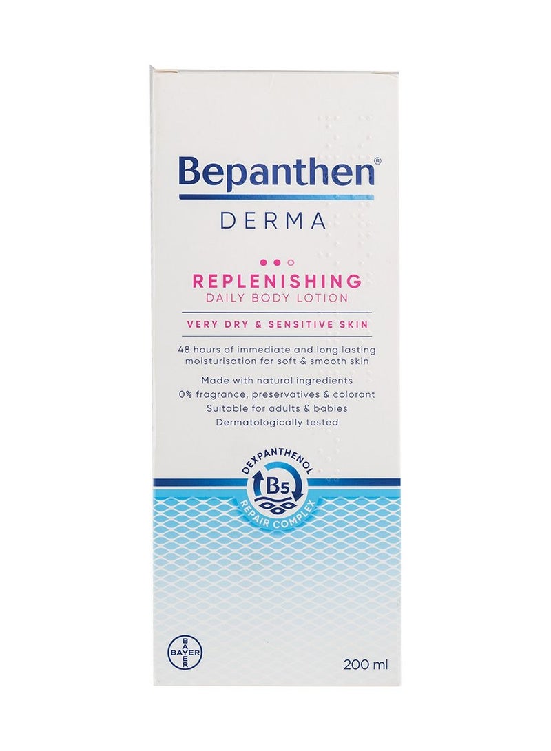 Bepanthen Bepanthen Derma Replenishing Daily Body Lotion 200ml - Image 1