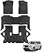 CarQiWireless for Nissan ArmadaInfiniti QX80 20192024 7 Seats Floor Mats Carpet Liner All Weather Protector TPE AntiSlip Tech Mats for Nissan ArmadaInfiniti QX80 2019 2020 2021 2022 2023 2024 Accessories - Image 2