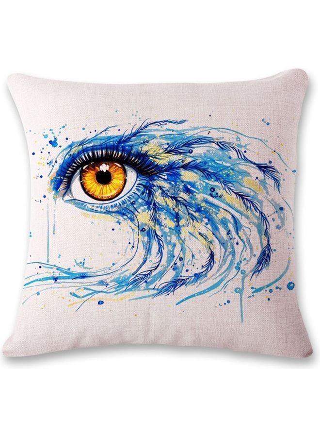 NIBEMINENT Eye Printed Cushion Cover Multicolour