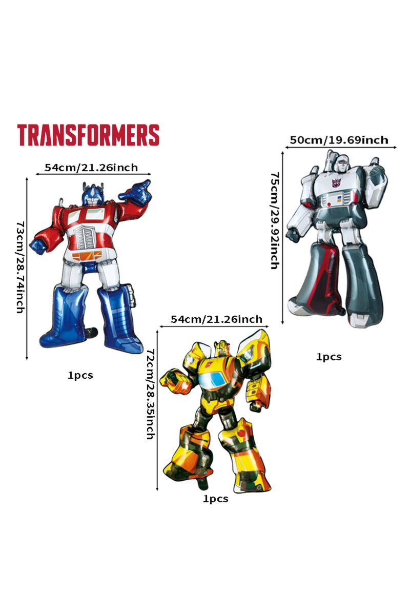 Other Other 3pcs 3pcs Transformers Optimus Prime Bumblebee Megatron Style Aluminum Balloon Combinati