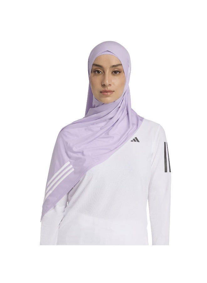 Adidas Otr E 3S Hijab Purple Running Hijab For Women 1 Size - Image 3