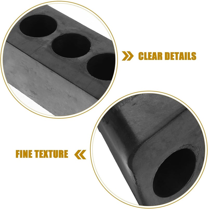 Ciieeo Truck Rear Rubber Bumper Guard 20.5cm, Collision Impact Reduction Protector Pad for Enclosed Trailer Tailgate, Sturdy Rear Bumper Protector for Cargo Truck Exterior Accessories - Image 3